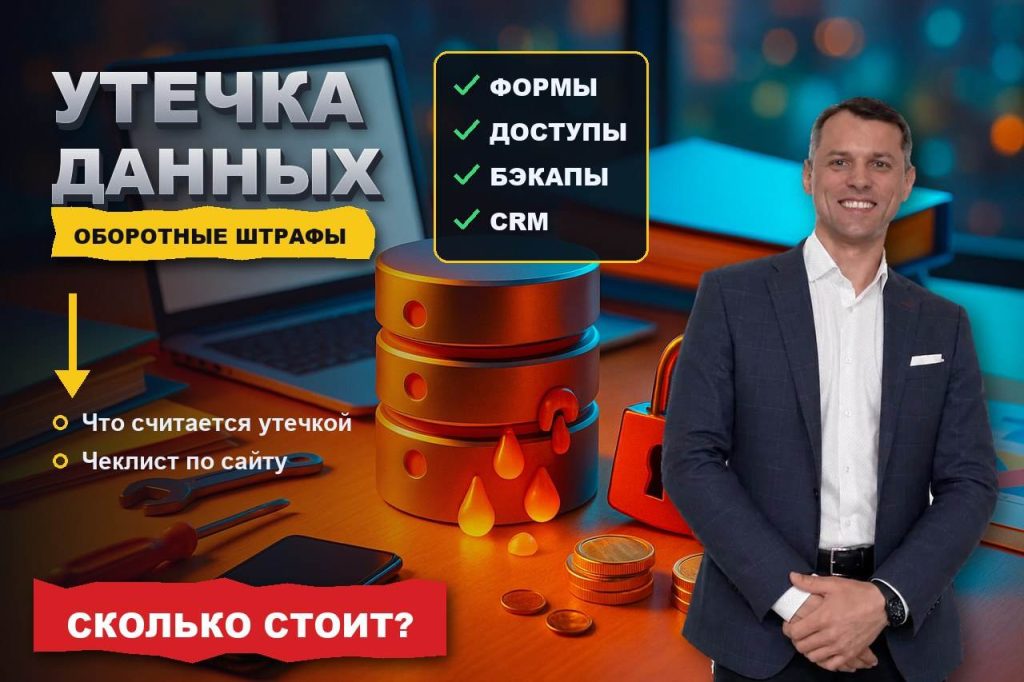Штрафы за утечку персональных данных: как считаются оборотные штрафы и что проверить на сайте