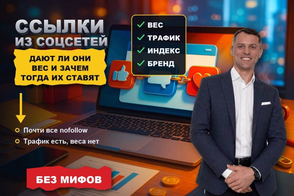 Ссылки из соцсетей: дают ли они вес и зачем тогда их ставят
