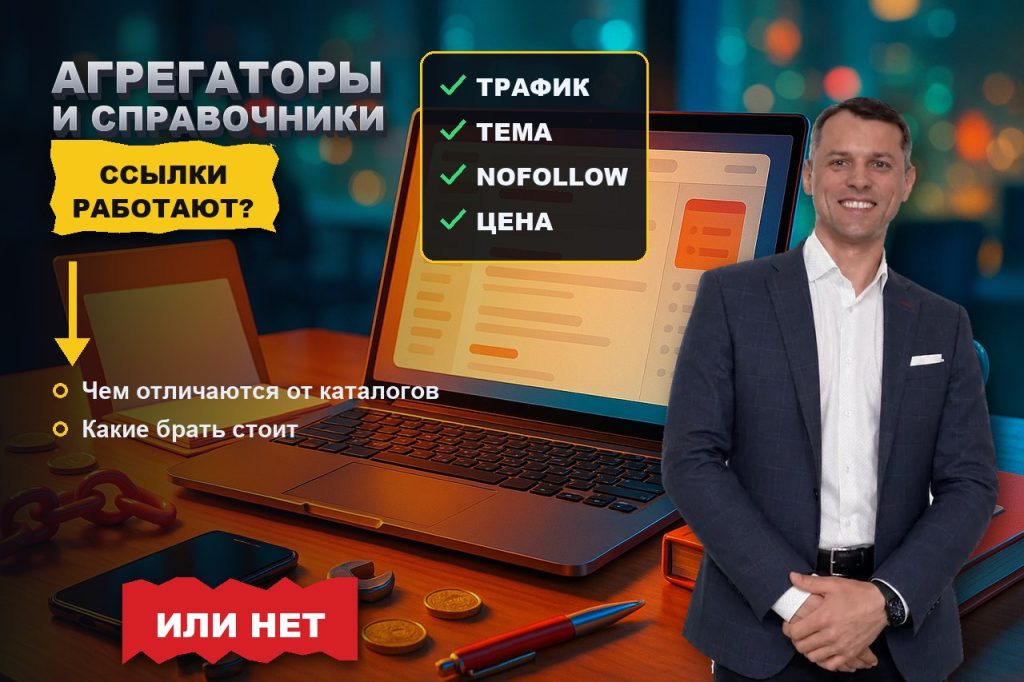 Ссылки с агрегаторов и справочников: работают или это те же каталоги