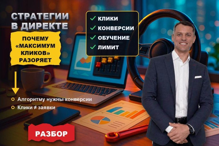 Стратегии в Яндекс Директе: какую выбрать и почему «максимум кликов» разоряет