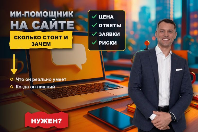 Свой ИИ-помощник на сайте: сколько стоит, что умеет и когда он лишний