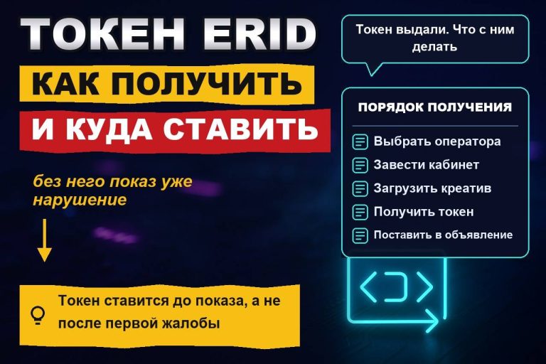 Токен erid: как получить и куда его ставить
