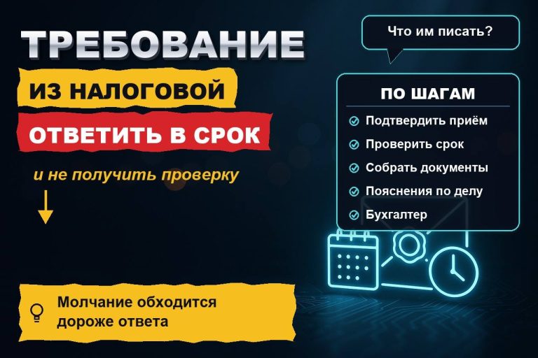 Пришло требование из налоговой: как ответить в срок и не превратить письмо в выездную проверку