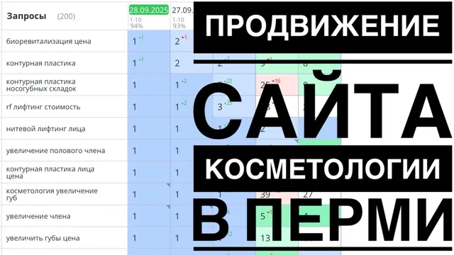 Видео-кейс: Продвижение сайта косметологии в Перми