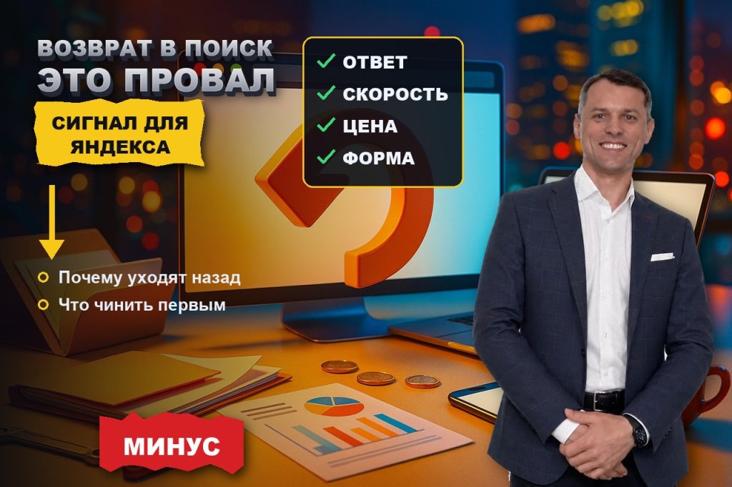 Возврат в выдачу: сигнал, который поиск считает провалом вашей страницы