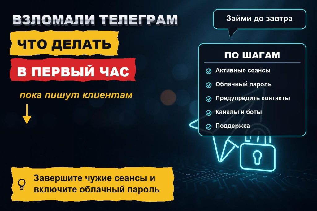 Взломали Телеграм сотрудника или компании: что делать в первый час