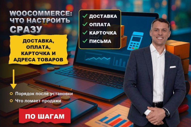 WooCommerce: что настроить сразу после установки, чтобы магазин продавал