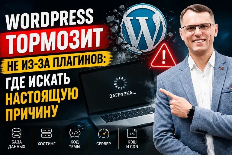 WordPress тормозит не из-за плагинов: где искать настоящую причину