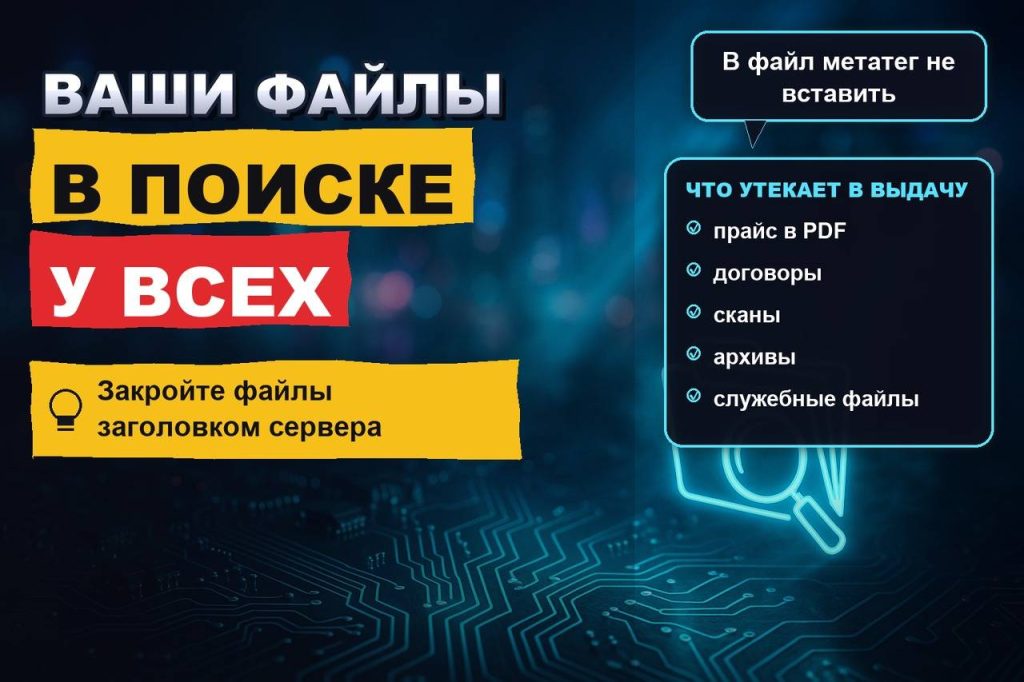 X-Robots-Tag: как закрыть от индексации PDF и картинки, куда метатег не вставить