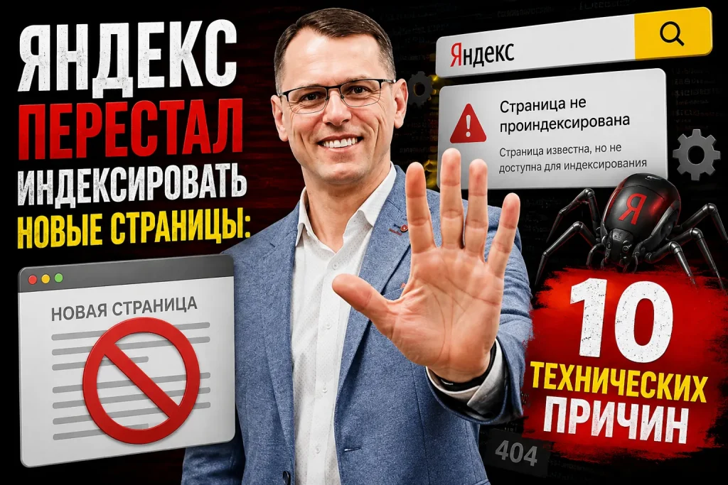Яндекс перестал индексировать новые страницы: 10 технических причин