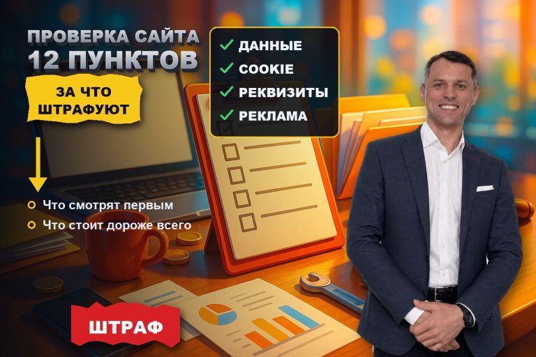 Юридическая проверка сайта: 12 пунктов, за которые штрафуют чаще всего