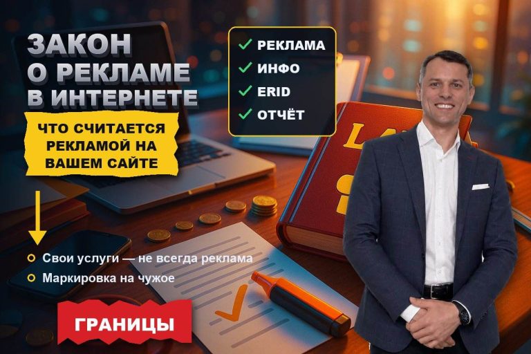 Закон о рекламе в интернете: что считается рекламой на вашем сайте