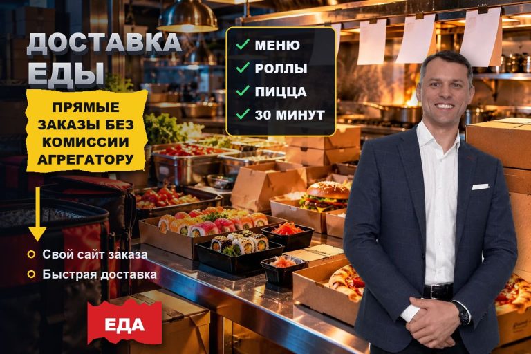 SEO для доставки еды и дарк-китчен: прямые заказы