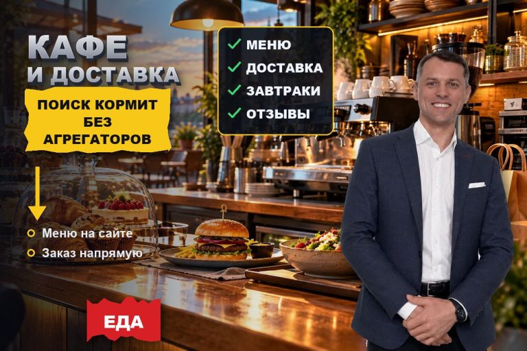 Кафе и доставка в маленьком городе: поиск, который кормит без агрегаторов