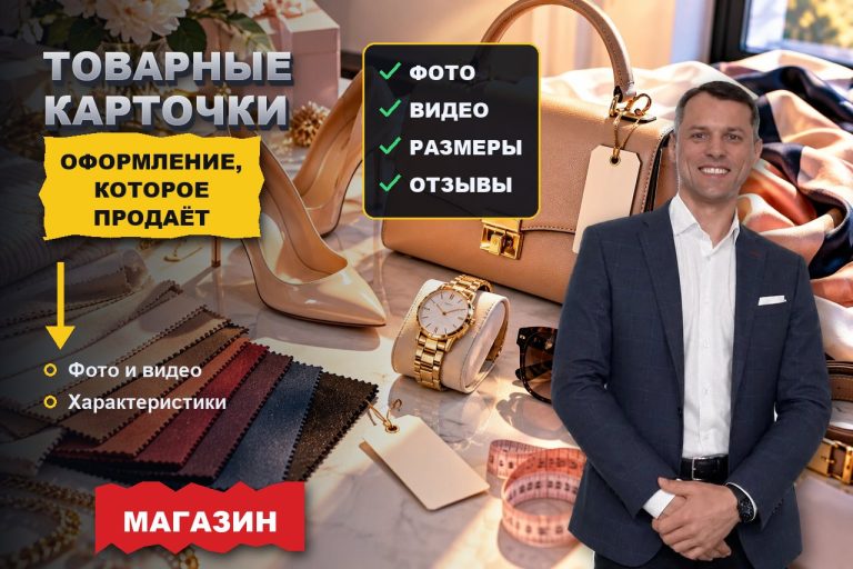 Товарные карточки в интернет-магазине