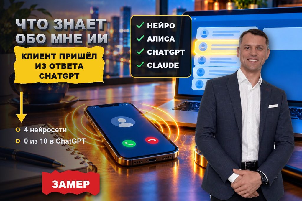 Клиент сказал: «ChatGPT выдал вас вторым». Что я проверил после этого звонка