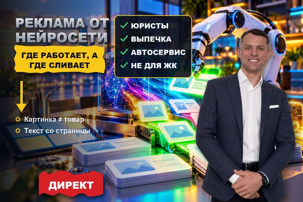 Нейрообъявления Яндекса: где реклама от нейросети работает, а где сливает бюджет