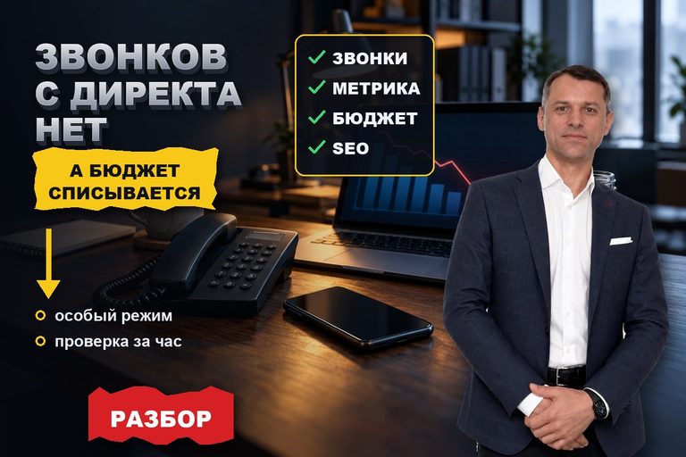Нет звонков с Яндекс Директа после сбоя: бюджет списывается, а кампанию не поправить