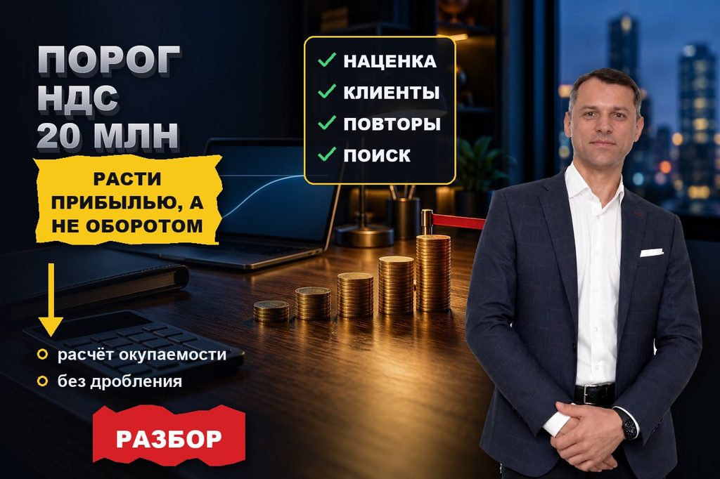 Порог НДС 20 млн: почему бизнес боится расти и как зарабатывать больше