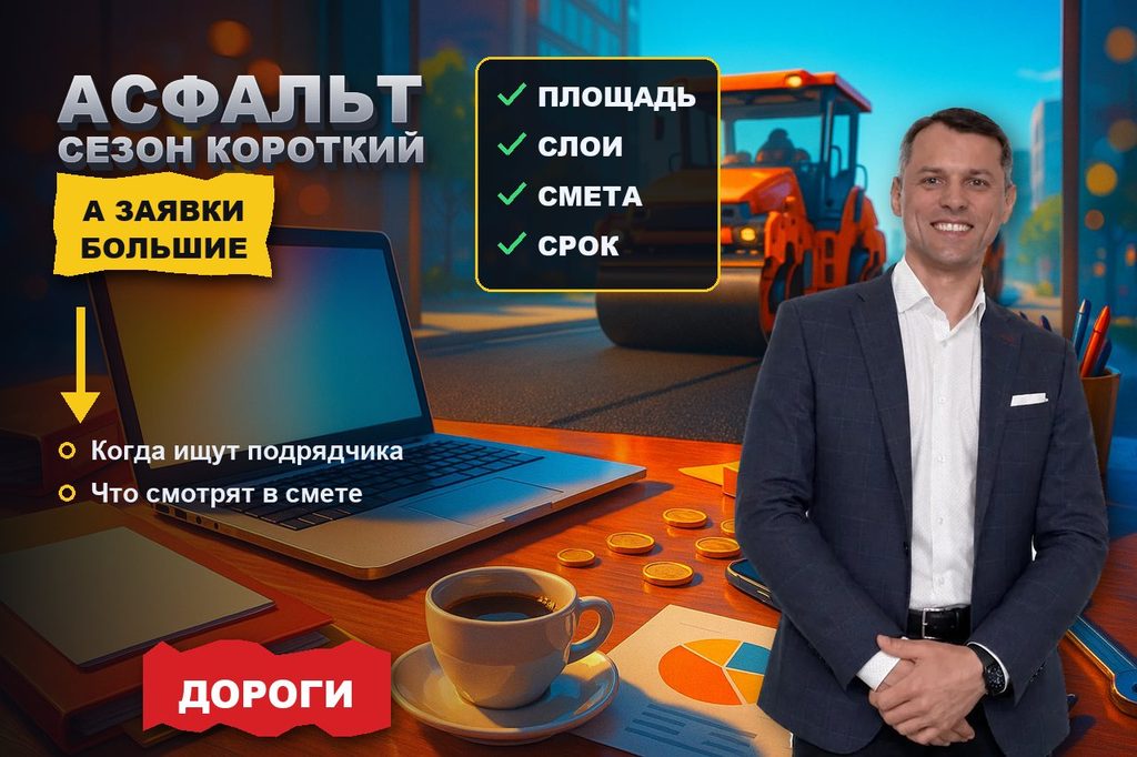 Продвижение сайта асфальтирования: сезон короткий, заявки большие