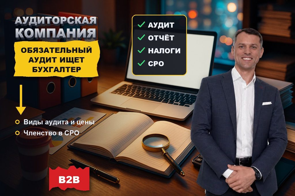 Продвижение сайта аудиторской компании: обязательный аудит ищет бухгалтер, а не директор