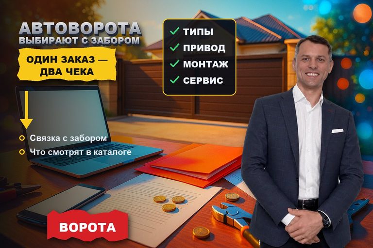 Продвижение сайта автоматических ворот: выбирают вместе с забором