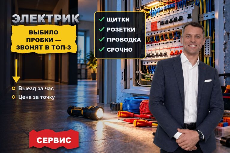 Выбило пробки в выходной: электрика ищут в панике и звонят топ-3
