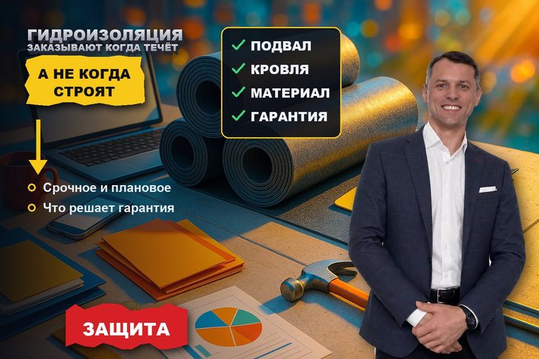 Продвижение сайта гидроизоляции: заказывают, когда уже течёт