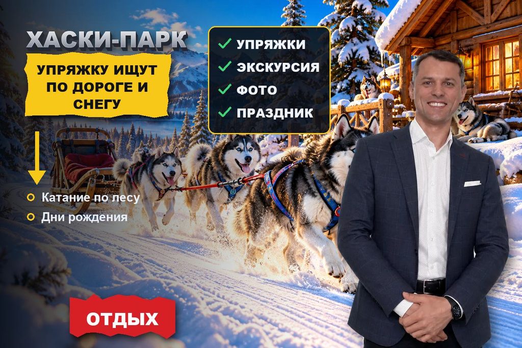 Продвижение сайта хаски-парка: упряжку ищут по дороге от Москвы, снегу на маршруте и возрасту ребёнка
