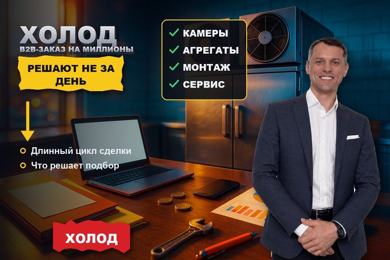 Продвижение сайта холодильного оборудования: B2B-заказ на миллионы