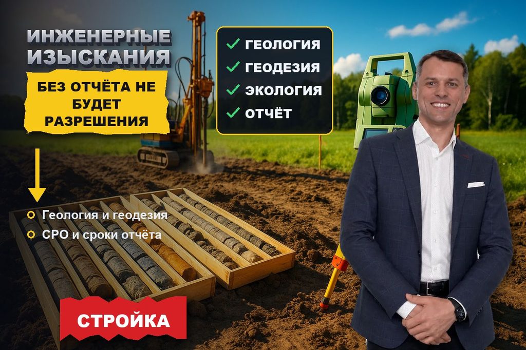 Продвижение сайта инженерных изысканий: без отчёта не дадут разрешение на стройку