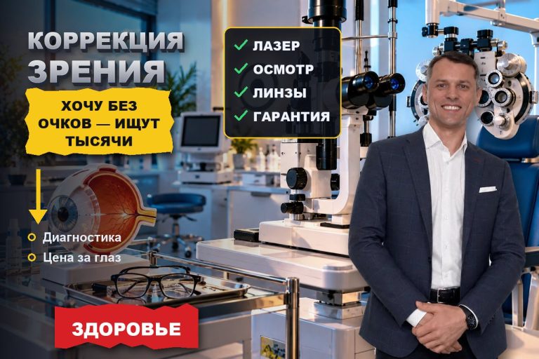 «Хочу видеть без очков» ищут тысячи: как офтальмологической клинике забрать этот поток