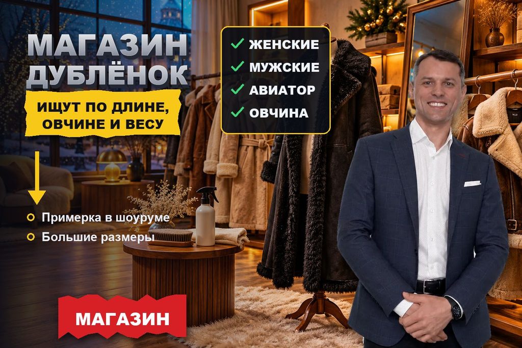 Продвижение сайта магазина дублёнок: дублёнку ищут по длине, овчине и весу, а покупают после примерки