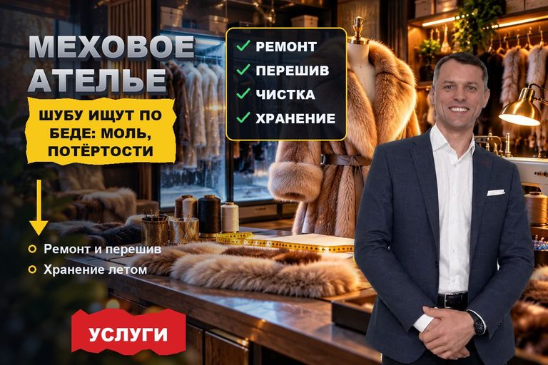Продвижение сайта мехового ателье: шубу ищут по беде — моль, протёртые рукава, негде хранить летом