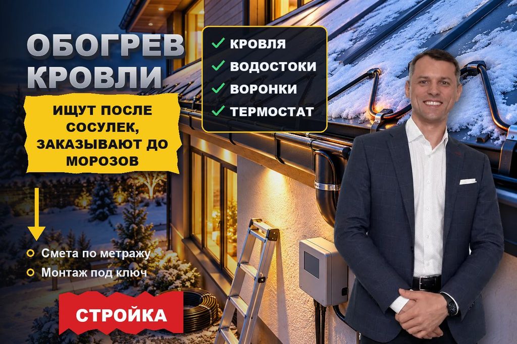 Продвижение сайта монтажа антиобледенительных систем: обогрев кровли ищут после первых сосулек, а заказывают до морозов
