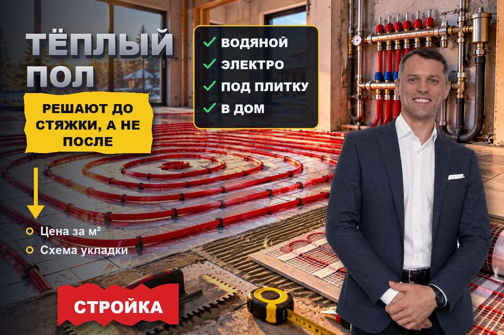 Продвижение сайта монтажа тёплых полов: подрядчика ищут до стяжки и выбирают по цене за м²