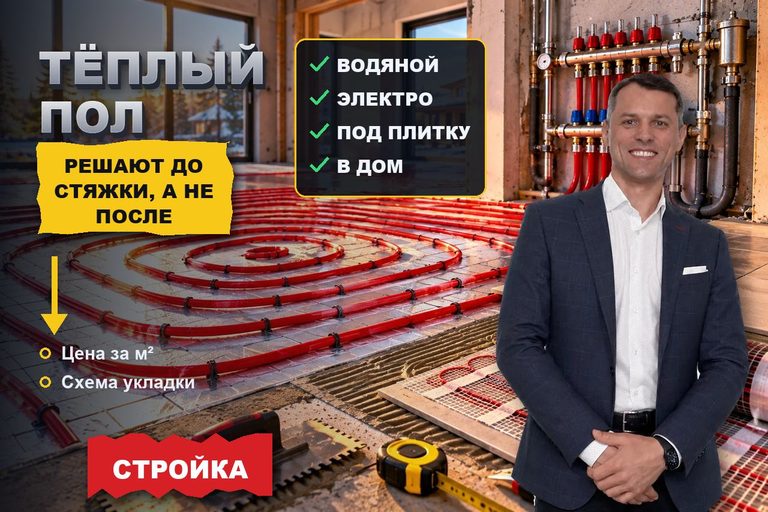 Продвижение сайта монтажа тёплых полов: подрядчика ищут до стяжки и выбирают по цене за м²