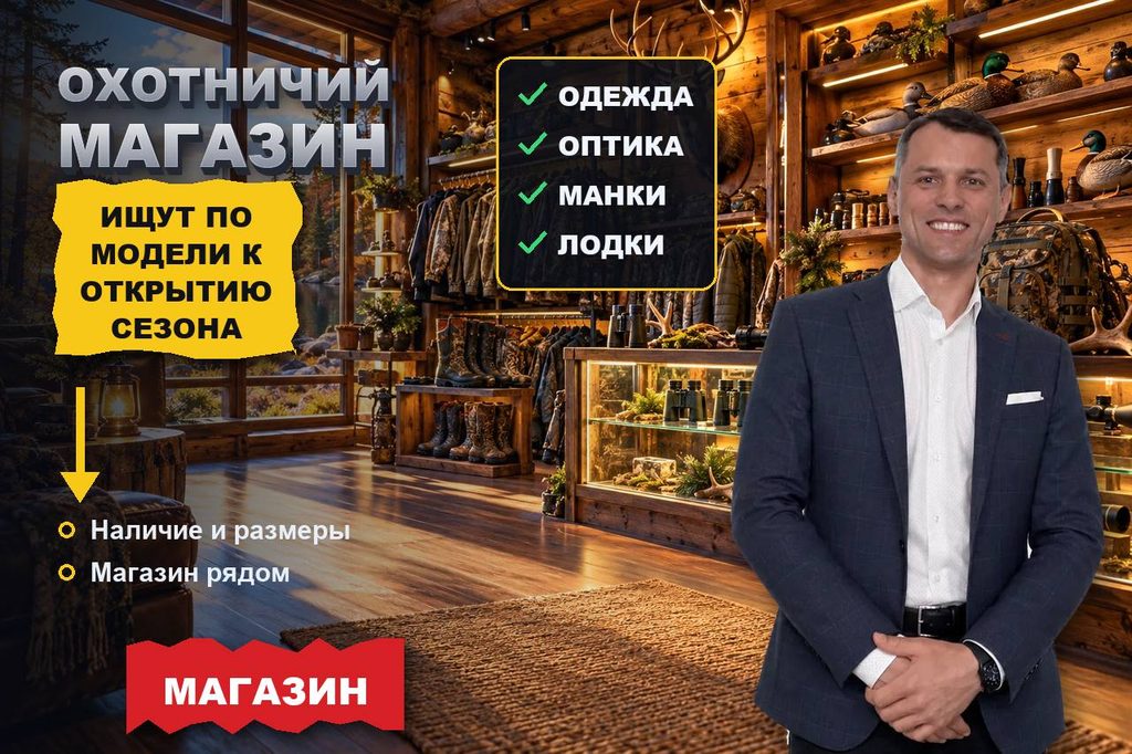 Продвижение сайта охотничьего магазина: охотник ищет модель и сезон, а не вывеску магазина