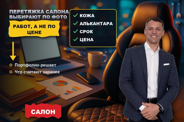 Продвижение сайта по перетяжке салона авто: выбирают по фото работ