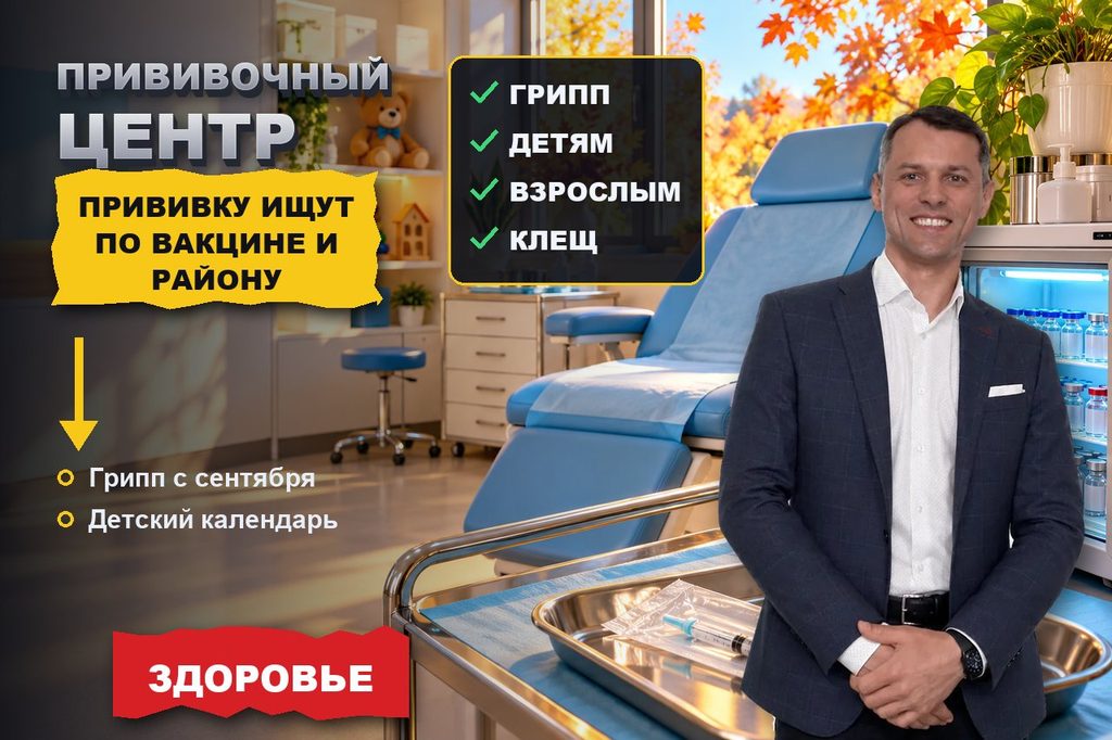 Продвижение сайта прививочного центра: прививку ищут по болезни и названию вакцины, а не по слову «центр»