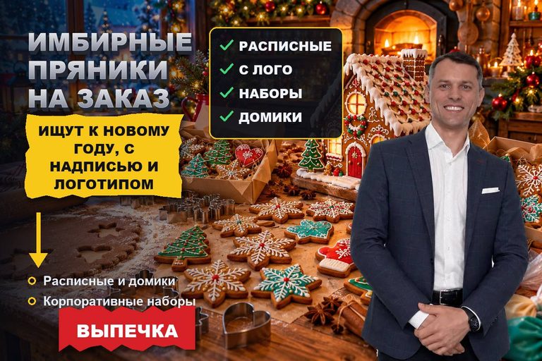 Продвижение сайта пряничной мастерской: имбирные пряники ищут к Новому году, а корпоративные с логотипом — за месяц до праздника