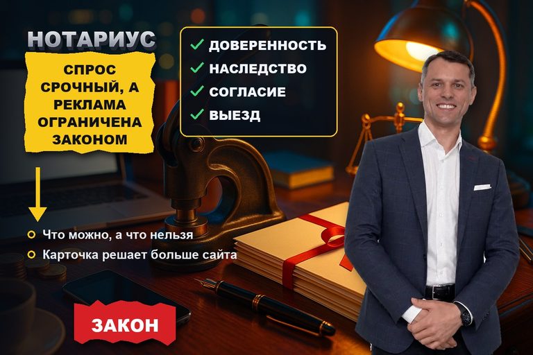 Продвижение сайта нотариуса: спрос срочный, а реклама ограничена законом