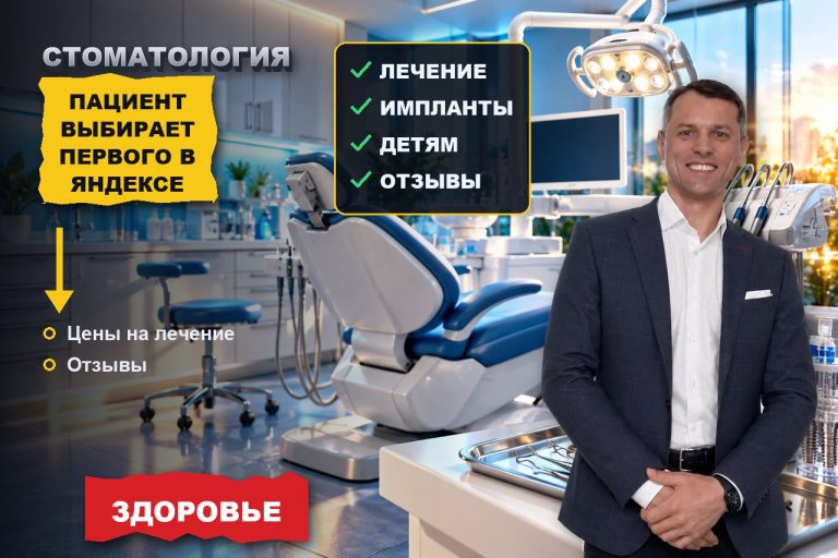 Продвижение стоматологии: пациент выбирает не лучшего врача, а первого в Яндексе