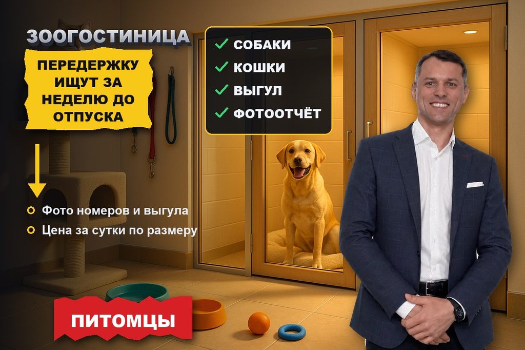 Продвижение сайта зоогостиницы: передержку ищут за неделю до отпуска