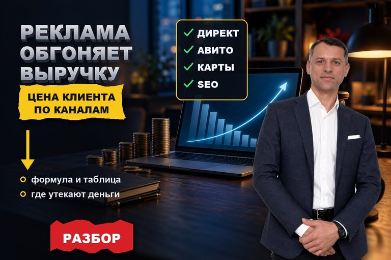Реклама дорожает быстрее выручки: как посчитать цену клиента по каналам