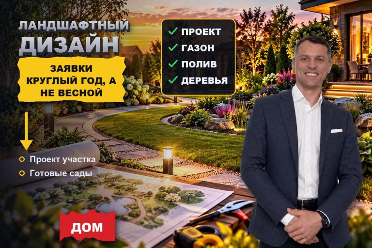 SEO для ландшафтного дизайна: заявки круглый год