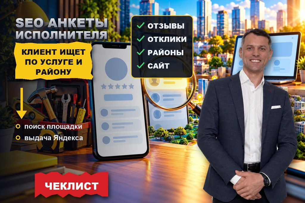 SEO профиля на Яндекс Услугах и Профи.ру: как анкету находят заказчики и Яндекс