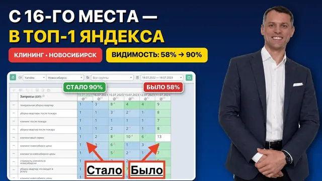 Видео-кейс: Продвижение клининга в Новосибирске